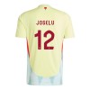 Maglia ufficiale Spagna Joselu 12 Trasferta Euro 2024 per Uomo